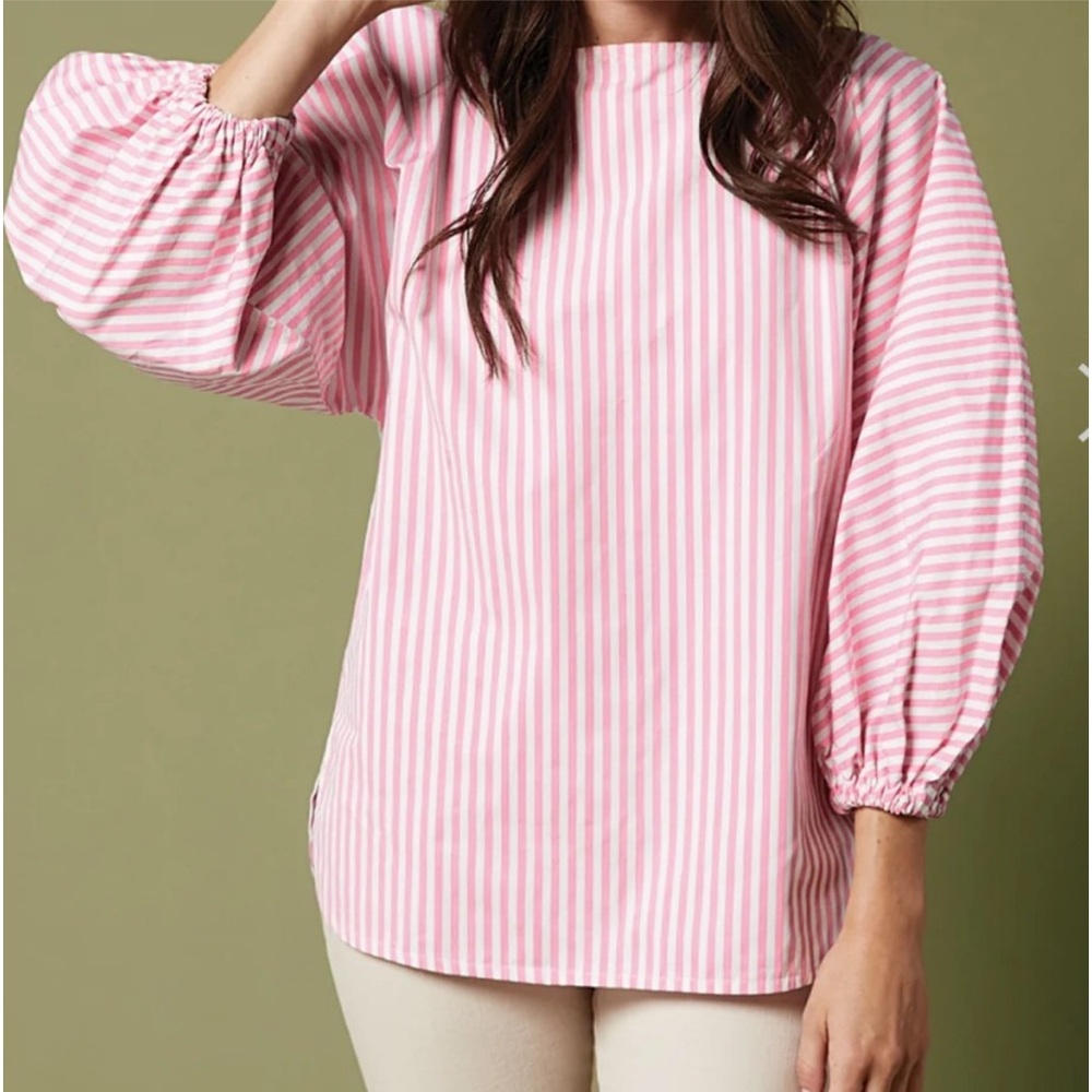Ann Mashburn Elora Volume Top Pink
Awning Stripe